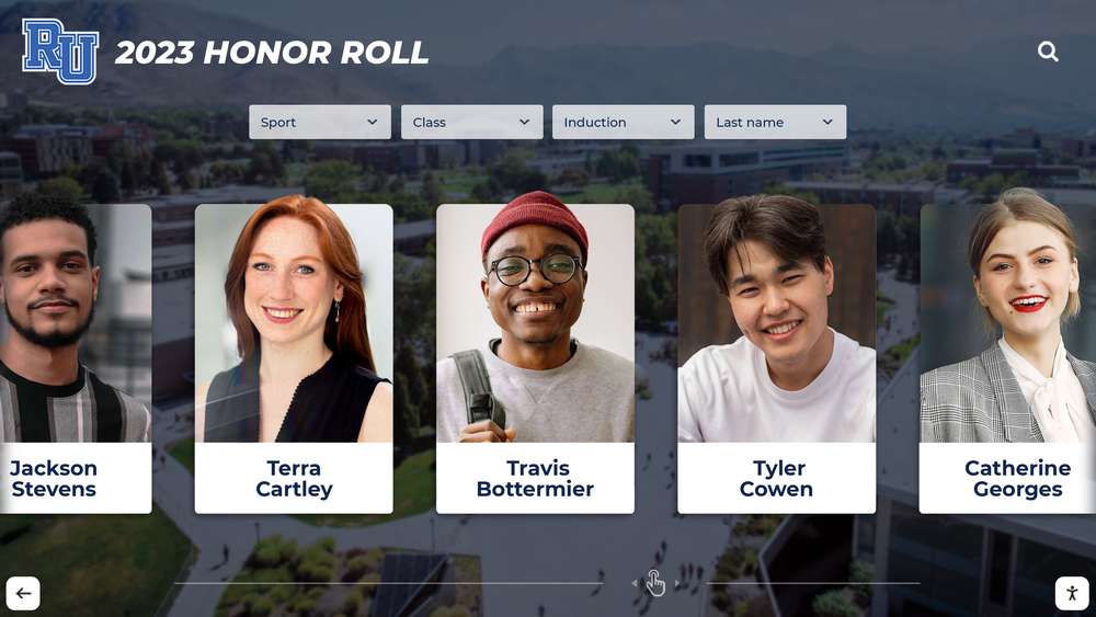 TouchWall TV secondary view